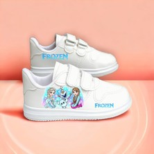 Amazoon Desing Prenses karlar Baskılı Beyaz Çocuk Spor Ayakkabı Sneaker