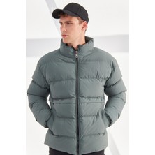 Delpino Su ve Rüzgar Geçirmez Erkek Şişme Mont