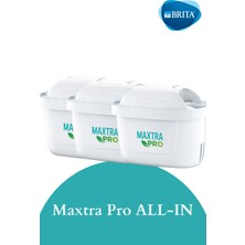 Brita Maxtra Pro All-In- 3'lü Yedek Su Arıtma Filtresi