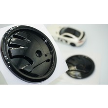 Dk Tuning Skoda Ön Kaput ve Bagaj Yeni Nesil Parlak Siyah Logo Amblem