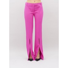 Versace Jeans Couture Normal Bel Dar Fuşya Kadın Pantolon 75HAA102