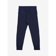 Tombolini Lastikli Bel Dar Paça Slim Fit Lacivert Erkek Pantolon PSL3_EK80