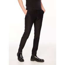 Tombolini Standart Bel Normal Paça Slim Fit Siyah Erkek Pantolon PS34_IYQR