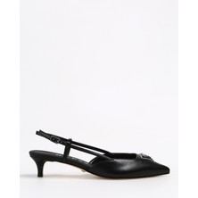 Guess Siyah Kadın Deri Topuklu Ayakkabı FLPJESLEA05BLACK