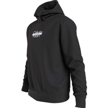 Calvin Klein Kapüşon Yaka Siyah Erkek Sweatshırt K10K112251BEH