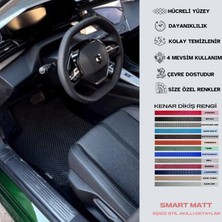 Smart Matt Peugeot 308 2021 + Uyumlu Yeni Nesil Araca Özel Akıllı Oto Paspas Havuzlu Oto Paspas Araba Paspas