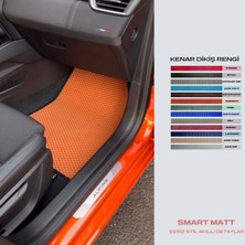 Smart Matt Renault Clio Alpine 2023+ Uyumlu Yeni Nesil Araca Özel Akıllı Oto Paspas Havuzlu Oto Paspas Araba Paspas