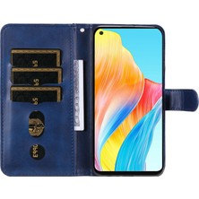 BDT Boutique Oppo A78 4g ile Uyumlu Moda Fermuar Çevirme Deri Manyetik Cüzdan Telefon Kılıfı (Yurt Dışından)