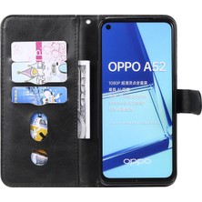 BDT Boutique Oppo A92/A72/A52 ile Uyumlu Moda Fermuar Çevirme Deri Manyetik Cüzdan Telefon Kılıfı (Yurt Dışından)