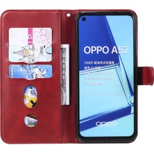 BDT Boutique Oppo A92/A72/A52 ile Uyumlu Moda Fermuar Çevirme Deri Manyetik Cüzdan Telefon Kılıfı (Yurt Dışından)