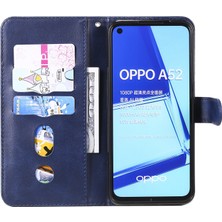 BDT Boutique Oppo A92/A72/A52 ile Uyumlu Moda Fermuar Çevirme Deri Manyetik Cüzdan Telefon Kılıfı (Yurt Dışından)