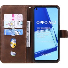 BDT Boutique Oppo A92/A72/A52 ile Uyumlu Moda Fermuar Çevirme Deri Manyetik Cüzdan Telefon Kılıfı (Yurt Dışından)