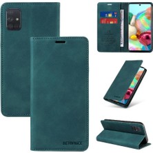 Manyi Mall Samsung Galaxy A71 4g Pu Deri Koruyucu Folio Cüzdan Manyetik (Yurt Dışından)