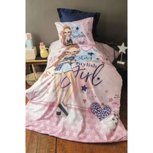 İssimo Stylish Girl Dijital Ranforce Nevresim Takımı Tek Kişilik