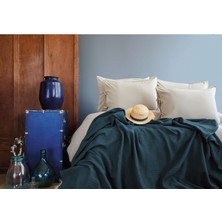 Issimo Berga %100 Pamuk Pike Lacivert 220*240 cm