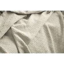 Issimo Brooke %100 Pamuk Pike Krem 220*240 cm