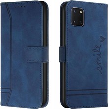 Manyi Mall Samsung Galaxy Not 10 Lite Için Telefon Kılıfı Pu Deri Flip Folio Cüzdan (Yurt Dışından)