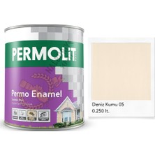 Permolit Enamel Sentetik Yağlı Boya Deniz Kumu 0.250 Lt.