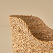 Bella Maison Berry Hasır Oval Sepet Naturel (33 x 18  cm )