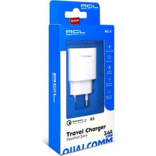 Acl Q.c 3.0 3.4 Amper 18 Watt Hızlı Şarj Adaptörü