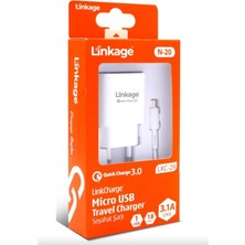 Mikro Quick Charge 3.1A/18W 1xusb 1mt Şarj Kablosu Lkc-29