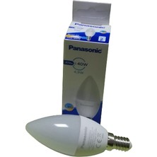 Panasonic 4,9W LED Ampul E14 Duylu Sarı Işık 10 Lu Paket