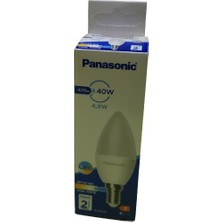 Panasonic 4,9W LED Ampul E14 Duylu Sarı Işık 10 Lu Paket