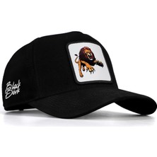 BlackBörk V1 Baseball Aslan - 5 Kod Logolu Unisex Siyah Şapka (Cap)