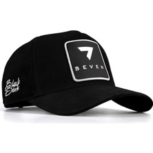 BlackBörk V1 Baseball 7 Numara - 5sb Kod Logolu Unisex Siyah Şapka (Cap)