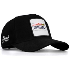 BlackBörk V1 Baseball California Outatime - 1 Kod Logolu Unisex Siyah Şapka (Cap)