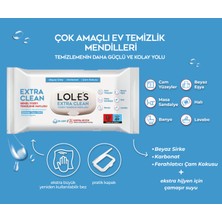 Lole's Yüzey Temizlik Havlusu, Çam Kokulu, Çamaşır Suyu Içerir, 3x50, Sirke Ve Karbonatlı, Islak Mendil