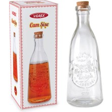 İpek Mantar Kapaklı Şişe - 1,3 lt