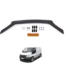 Esa Ford Transit Ön Kaput Koruyucu Rüzgarlığı Abs Plastik Piano Black 2006-2014 Yıllarına Uyumlu