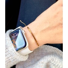 Atelier Çağla Kahverengi Bronz Hematit Küp Bileklik