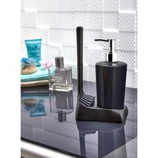 Store Armona Silikon Fırçalı Mutfak Banyo Sıvı Sabunluk Süngerlik Seti