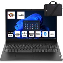 Lenovo V15 G4 Amd Ryzen 5 7520U 16GB 1tb SSD 15.6" Fhd Freedos Dizüstü Bilgisayar 82YU00QYTX + Çanta WZ01