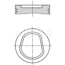 Mahle Piston Segman 76.51 mm Std 1.6 Polo Aee Alm 102008