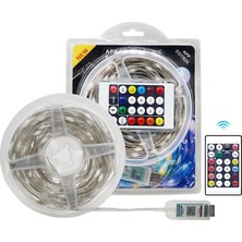 Aukes Rgb Wifi Şerit LED Kumandalı 5 Metre Ses Duyarlı SD609