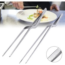 Luoditong Shop 16CM Tarzı Mutfak Cımbız Barbekü Gıda Cımbız Klip Mef Maşa Barbekü Pişirme Barbekü Araçları Için Paslanmaz Çelik Taşınabilir (Yurt Dışından)