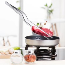 Luoditong Shop 16CM Tarzı Mutfak Cımbız Barbekü Gıda Cımbız Klip Mef Maşa Barbekü Pişirme Barbekü Araçları Için Paslanmaz Çelik Taşınabilir (Yurt Dışından)