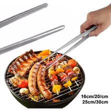 Luoditong Shop 16CM Tarzı cm Dişli Cımbız Paslanmaz Çelik Uzun Gıda Maşası Barbekü Barbekü Aracı Klip Aksesuarları Mutfak Aletleri (Yurt Dışından)