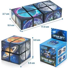 Shuangyou Yıldızlı Gökyüzü Çeşitliliği Rubik Küpü 3D Stereo Sonsuz Rubik Küpü (Yurt Dışından)