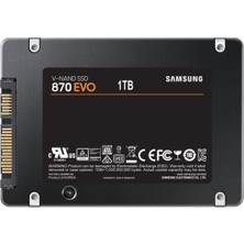 Samsung 870 Evo 1tb SSD Disk MZ-77E1T0BW  560 - 530 Mb/s, 2.5", Sata 3(Resmi Samsung Tr Garantili)