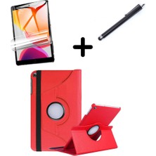 MobaxAksesuar Samsung Galaxy Tab S6 Lite 2024 P620 P610 Kılıf Dönen Tablet Kilifi Ekran Koruyucu+Kalem 13-15-17