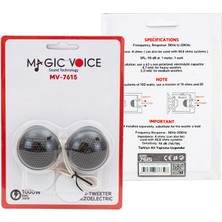 Magıcvoıce MV-7615 4ohm 100W Oto Tweeter