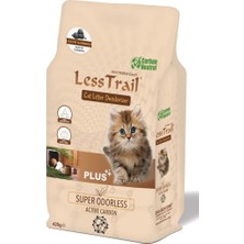 Less Trail Kedi Kumu Koku Giderici Active Karbon 420gr +Natural Karbon