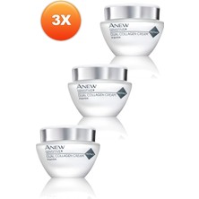 Avon Anew Sensitive Hassas Ciltlere Özel Ikili Kolajen Yüz Kremi 50 Ml. Üçlü Set