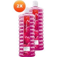 Avon Senses Raspberry Delight Ahududu ve Frenk Üzümü Kokulu Banyo Köpüğü 1 Lt. Ikili Set