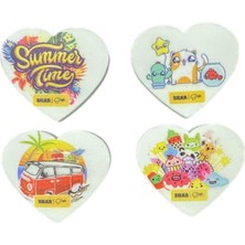 Silka Heart Serisi Silgi  4'lü  Set