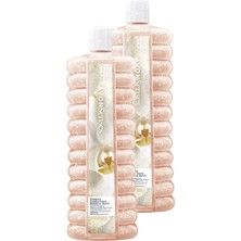 Avon Simply Luxurious Beyaz Şeftali ve Vanilya Orkide Kokulu Banyo Köpüğü 1 lt İkili Set